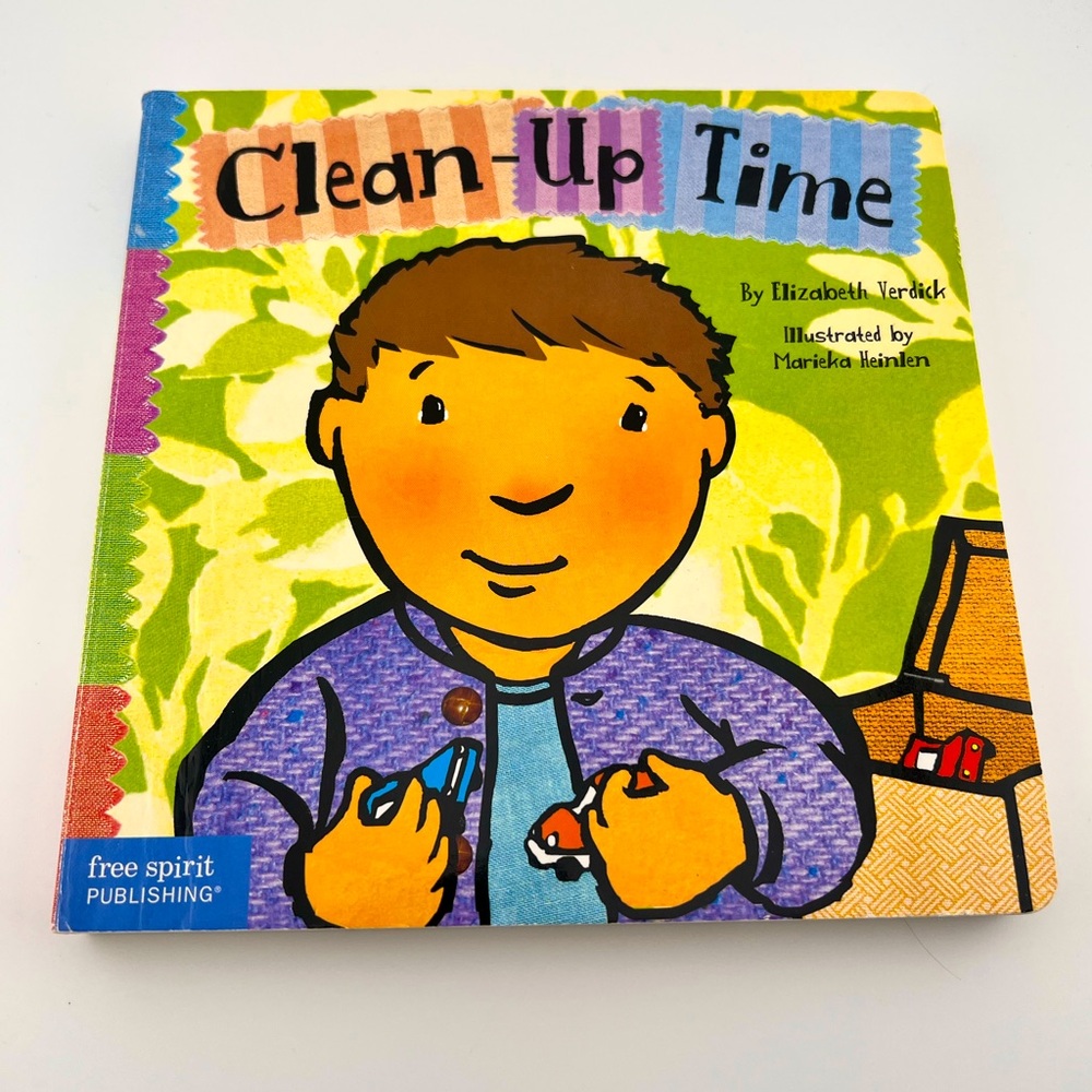 Clean-Up Time - Toddler Learning Book
